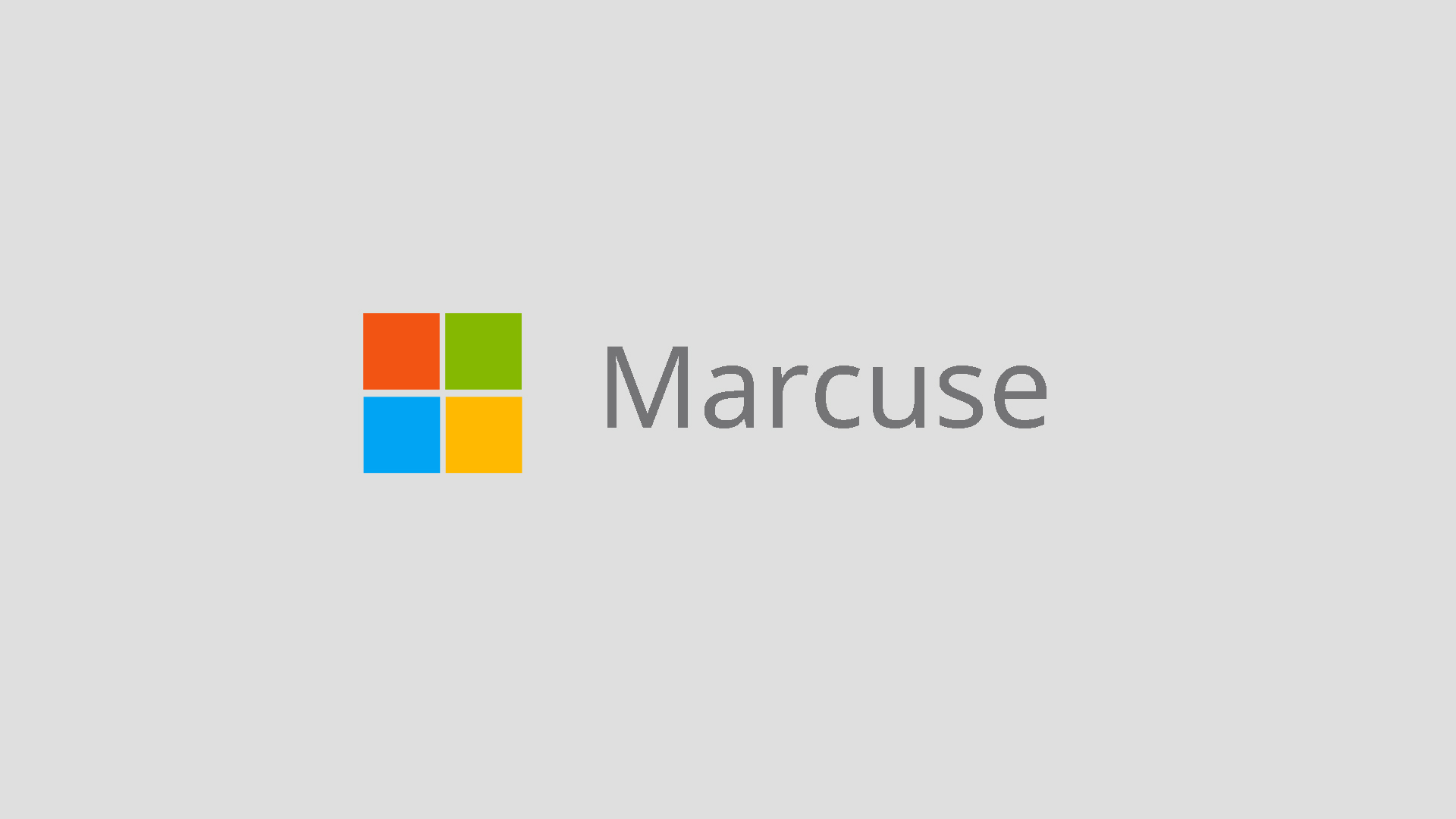 Microsoft — Marcuse
